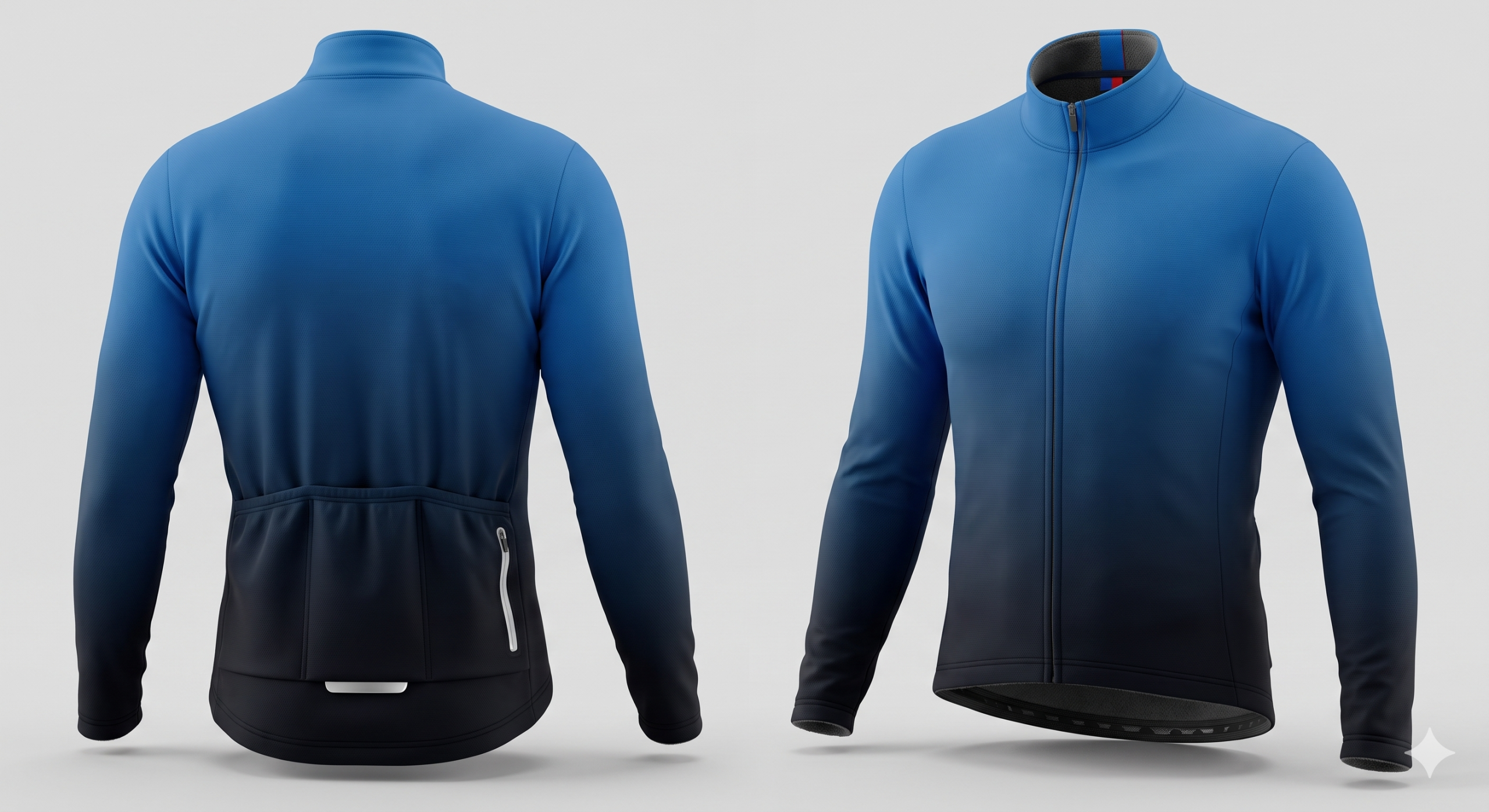 TRICOTA AZUL TERMICA CICLISMO