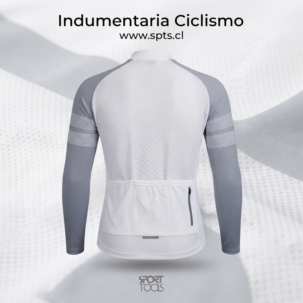 TRICOTA BLANCA CICLISMO MTB RUTA GRAVEL PRIMAVERA (2)