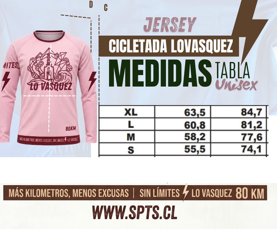 cicletada lo vasquez jersey polera manga larga